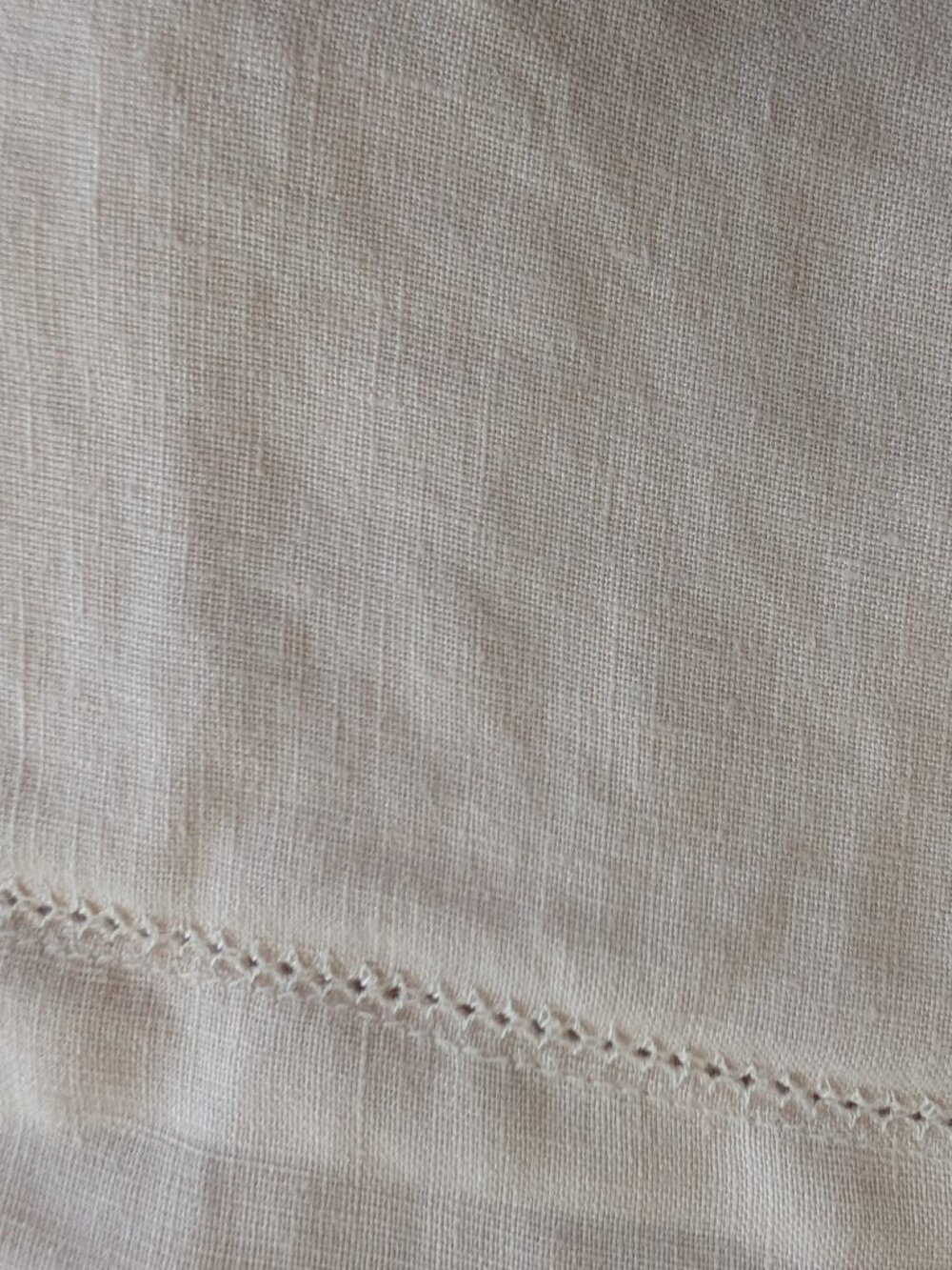 The Company Store Legends Hotel Premium Linen King Duvet & 2 Shams (Parchment) - Picture 8 of 9